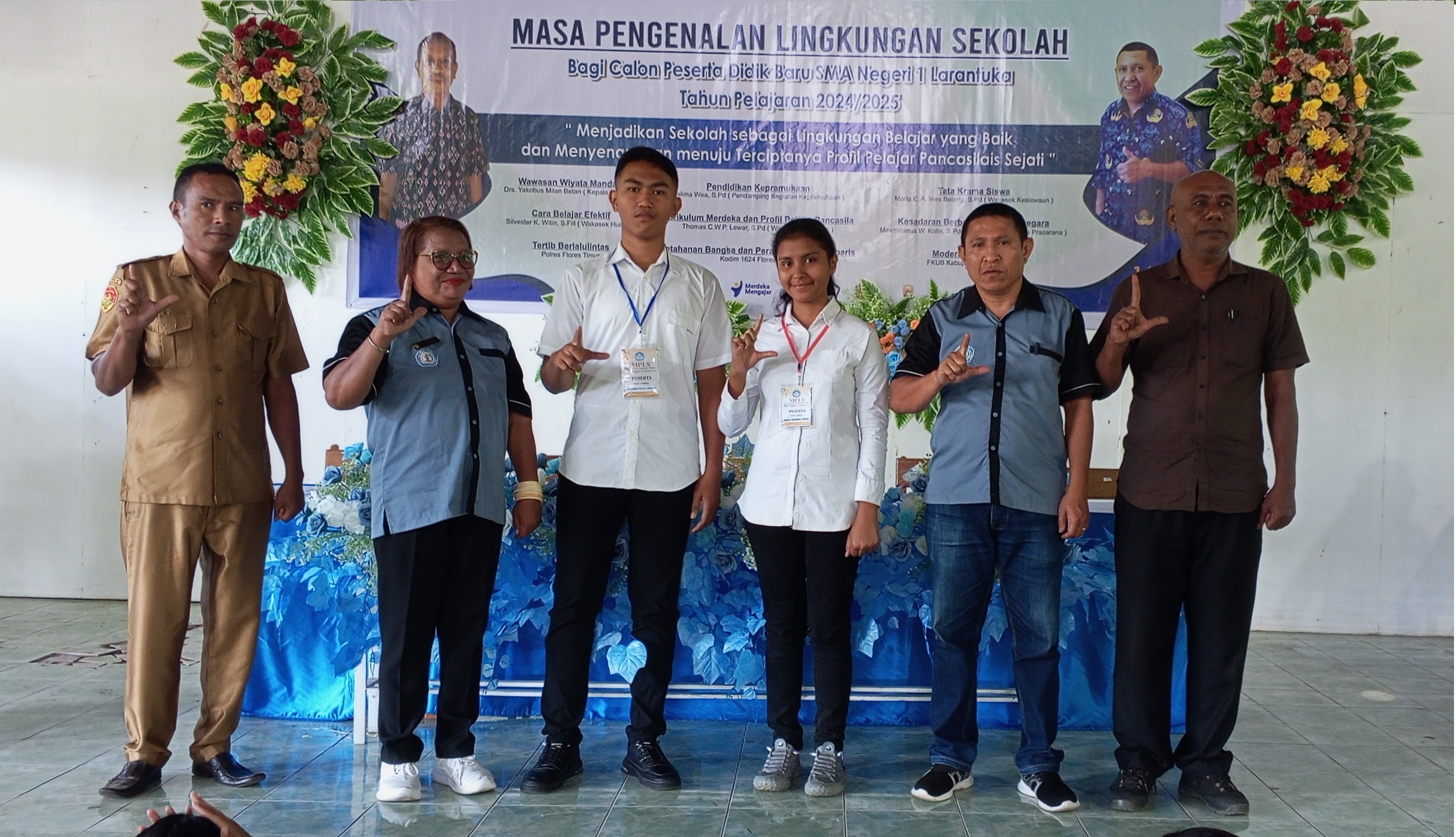 MPLS Calon Peserta Didik Baru SMAN 1 Larantuka Tahun Pelajaran 2024/2025
